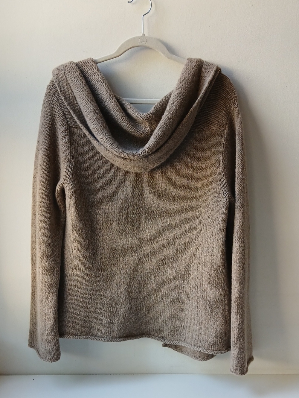 Eileen Fisher Wool Mohair Hooded Cardigan Sweater Women's Medium - Picture 3 of 6